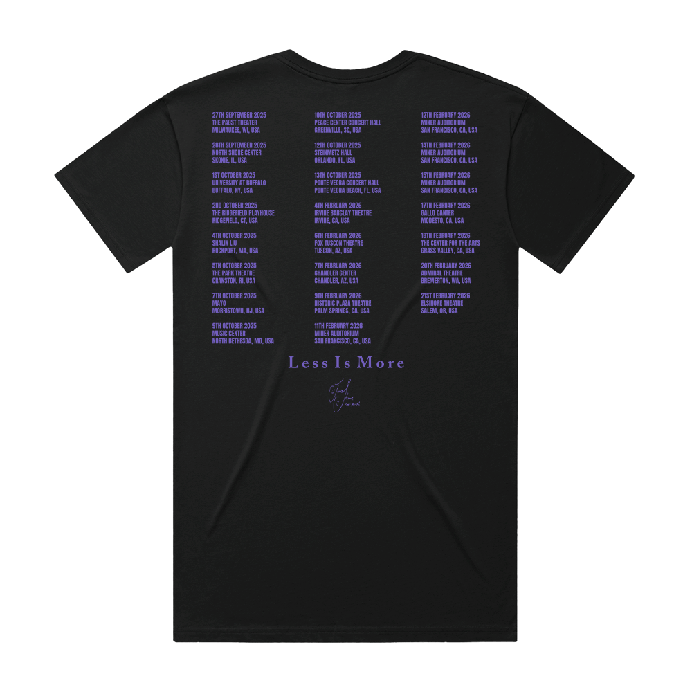 Frame Less Is More Tour Tee - Black
