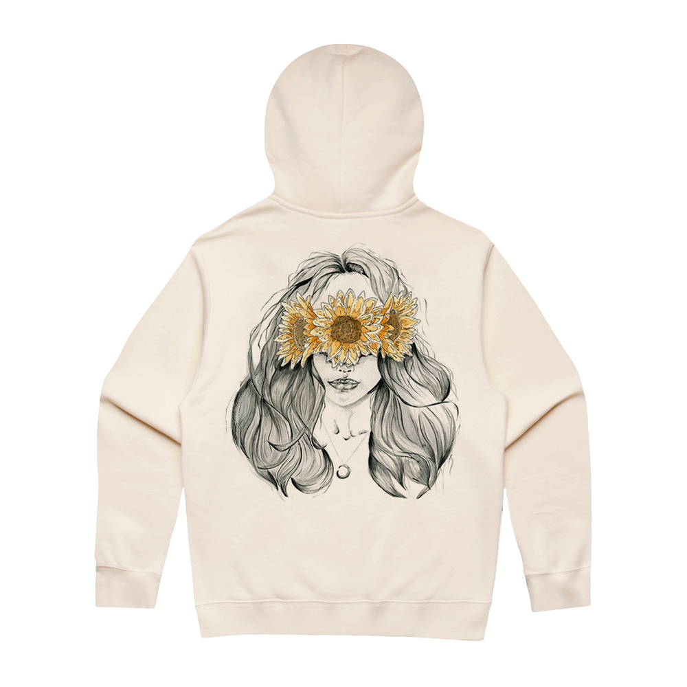 Sunflower Hoodie - Ecru