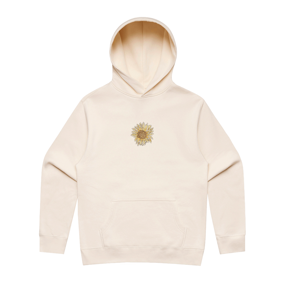Sunflower Hoodie - Ecru