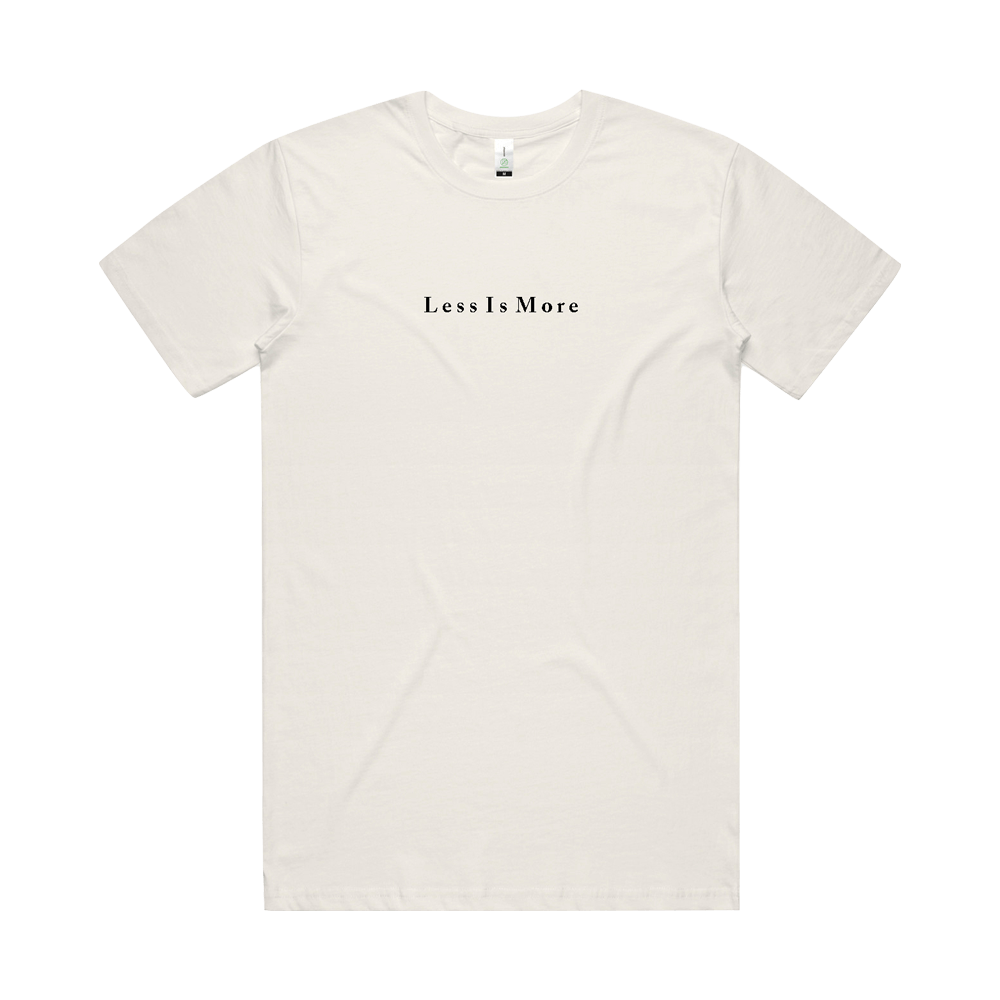 Less is More Feb 25 Tour Tee - Bone