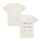 Less is More Feb 25 Tour Tee - Bone
